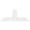 Ekena Millwork Portland Architectural Grade PVC Gable Bracket, 48"W x 20"H x 4"D x 6"F, 10/12 Pitch GBP048X20X0406POR00 - alternate 4